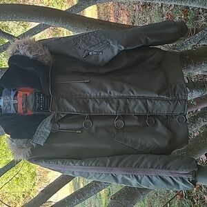 Arizona Jean Company  Bomber Jacket with Fur Hood